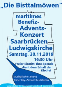Maritimes Adventskonzert Ludwigskirche 2019