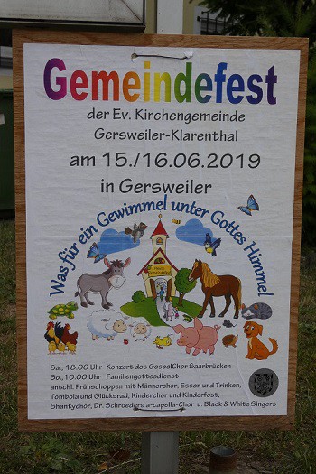 Evangelisches Gemeindefest Gersweiler-Klarenthal